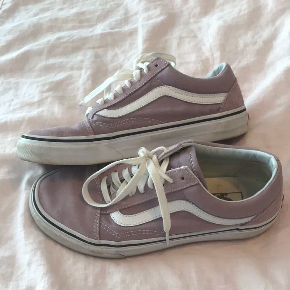 Lavender Old Skool Vans